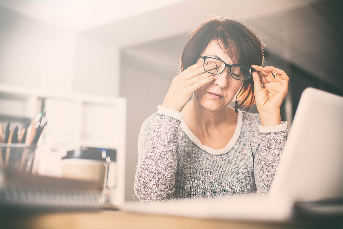 Tipps gegen müde Bildschirmaugen